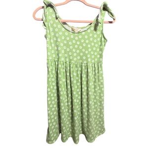 Jessica Simpson Green Dress with White Floral Design New!